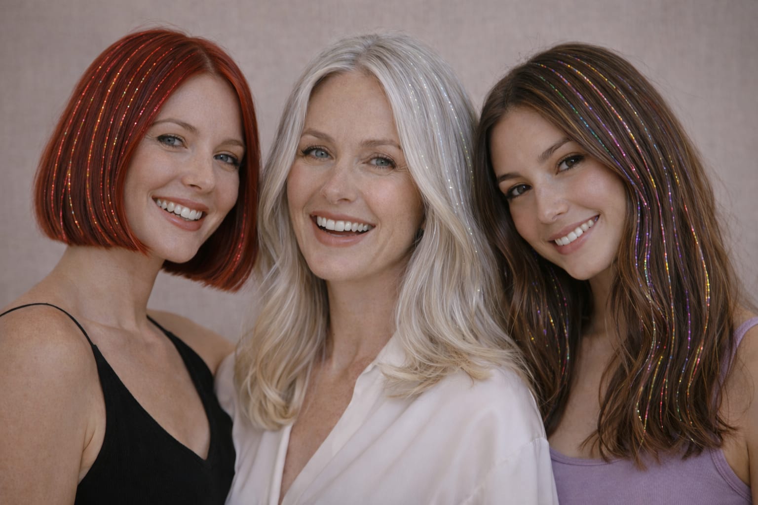 Glitzerhaare