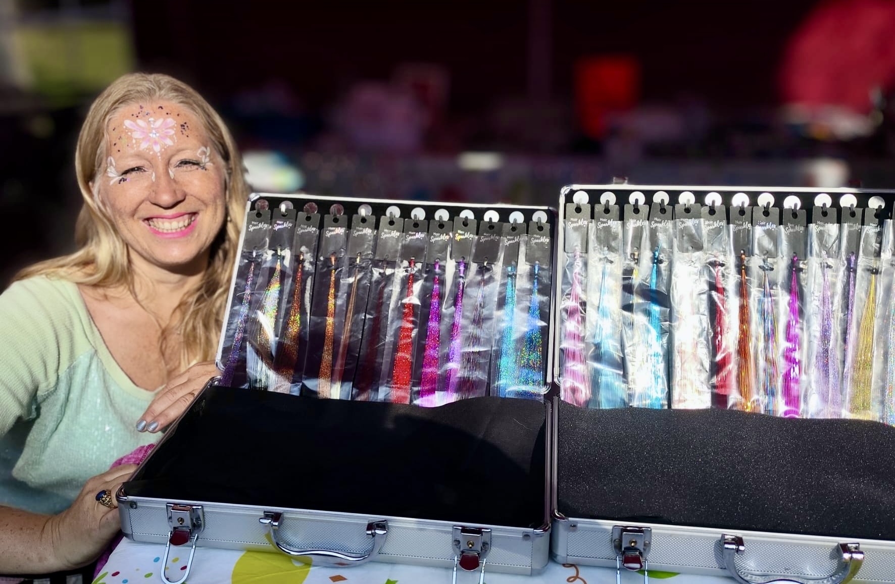 Glitzerhaare - Zöpfe